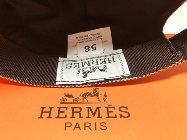 ブランド帽子素材ディテール